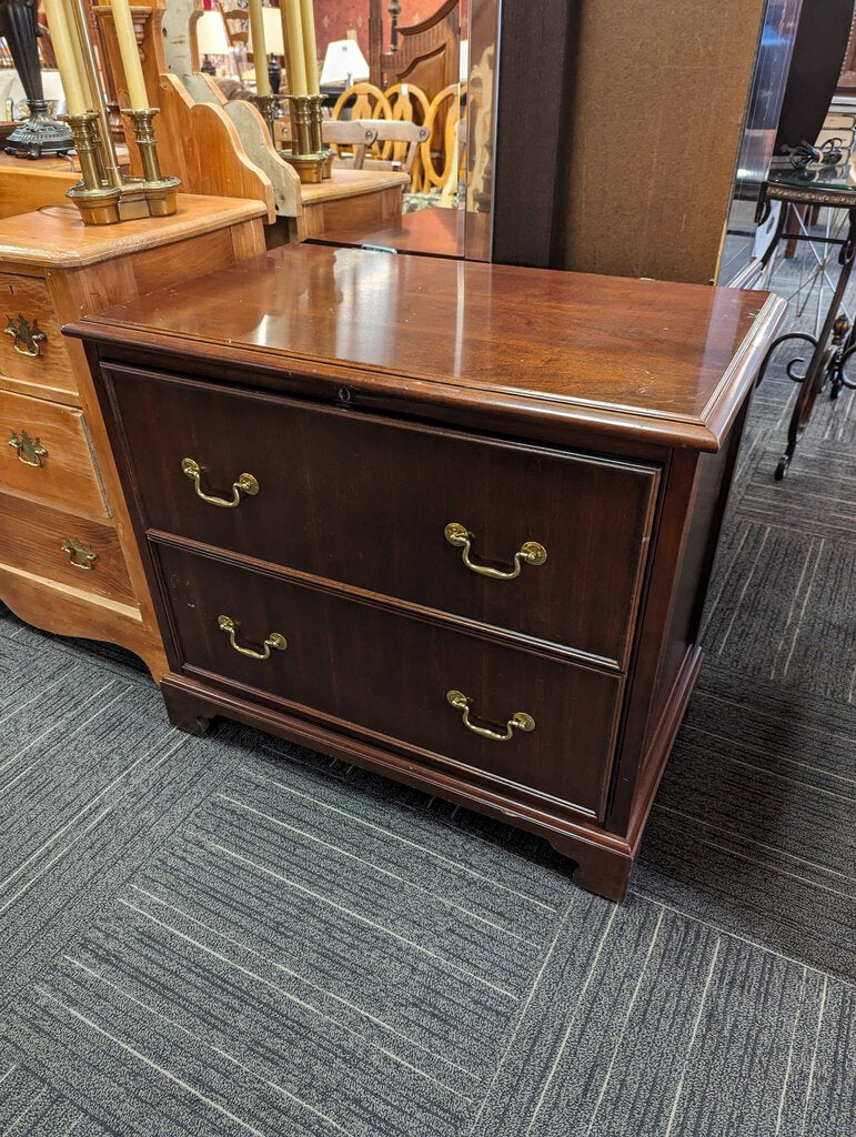Cherry Lateral File Cabinet