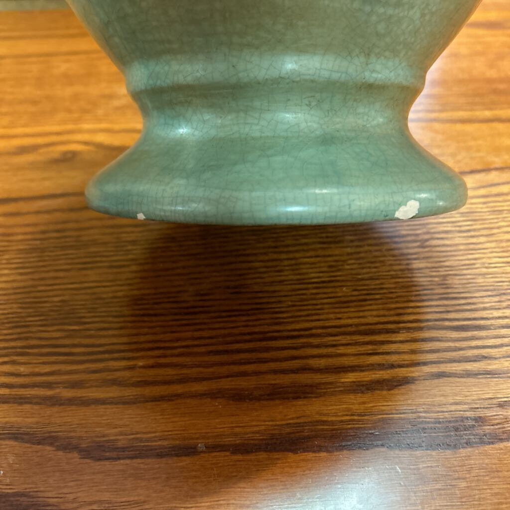Pair of Maitland Smith Celadon Crackle Vases
