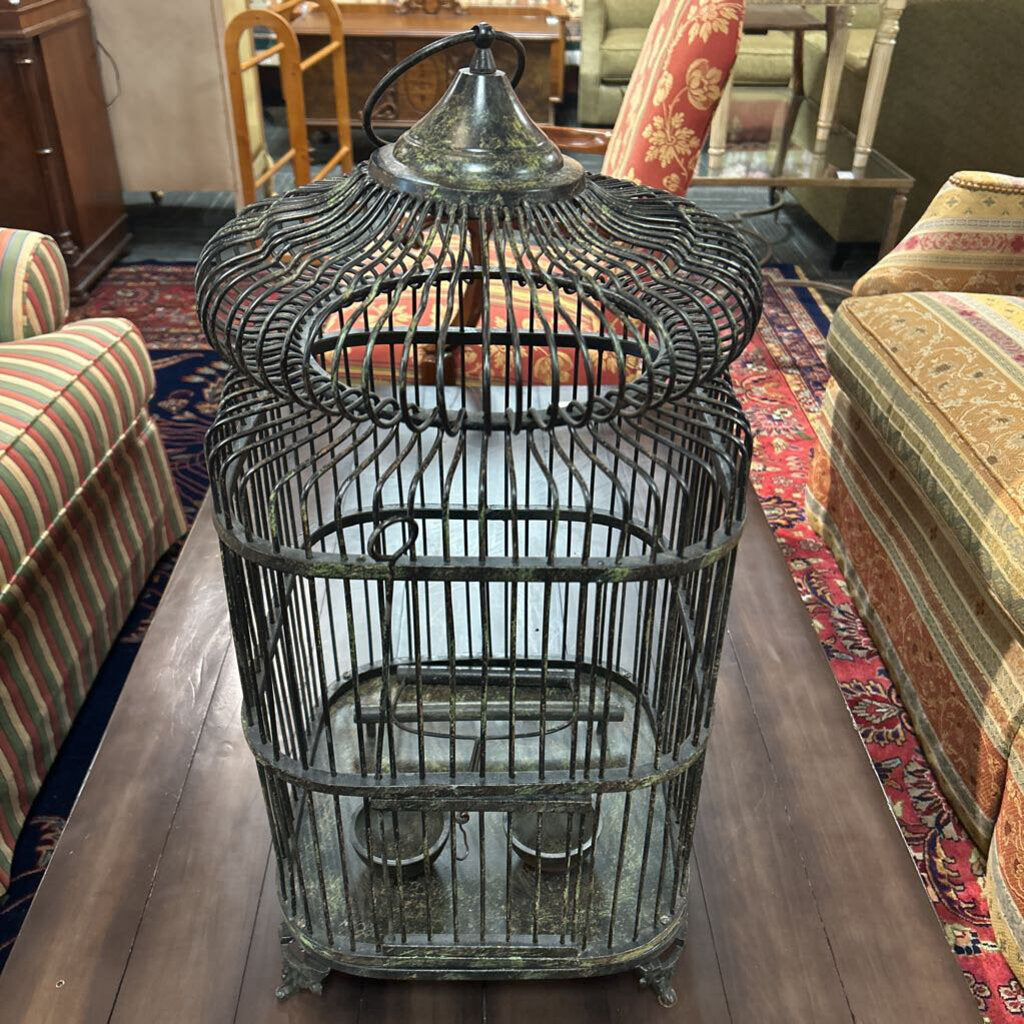 Maitland Smith Wrought Iron Bird Cage