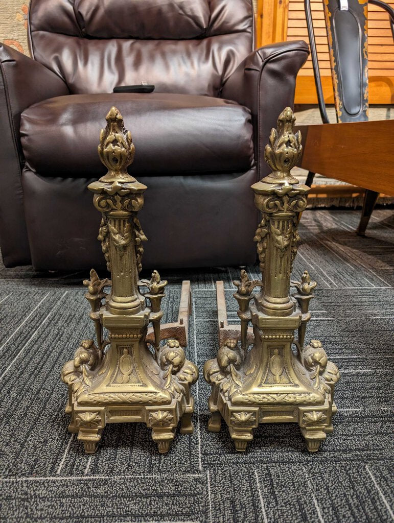 Pair of Vintage Fire Dogs