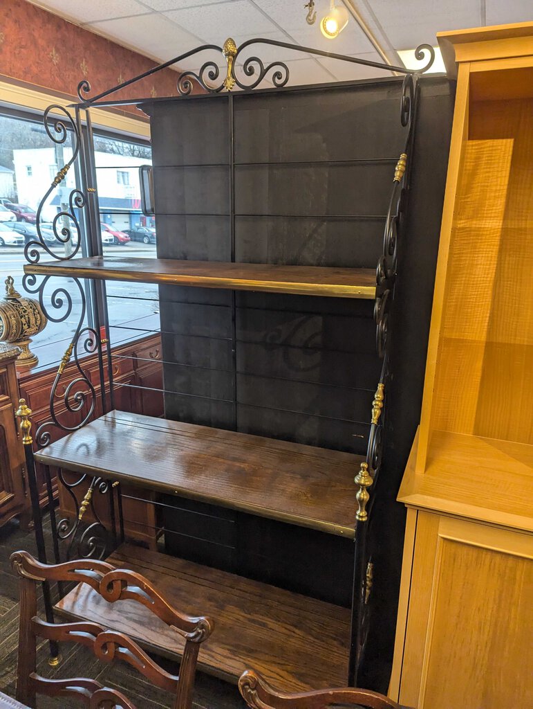 Vintage Iron Bakers Rack