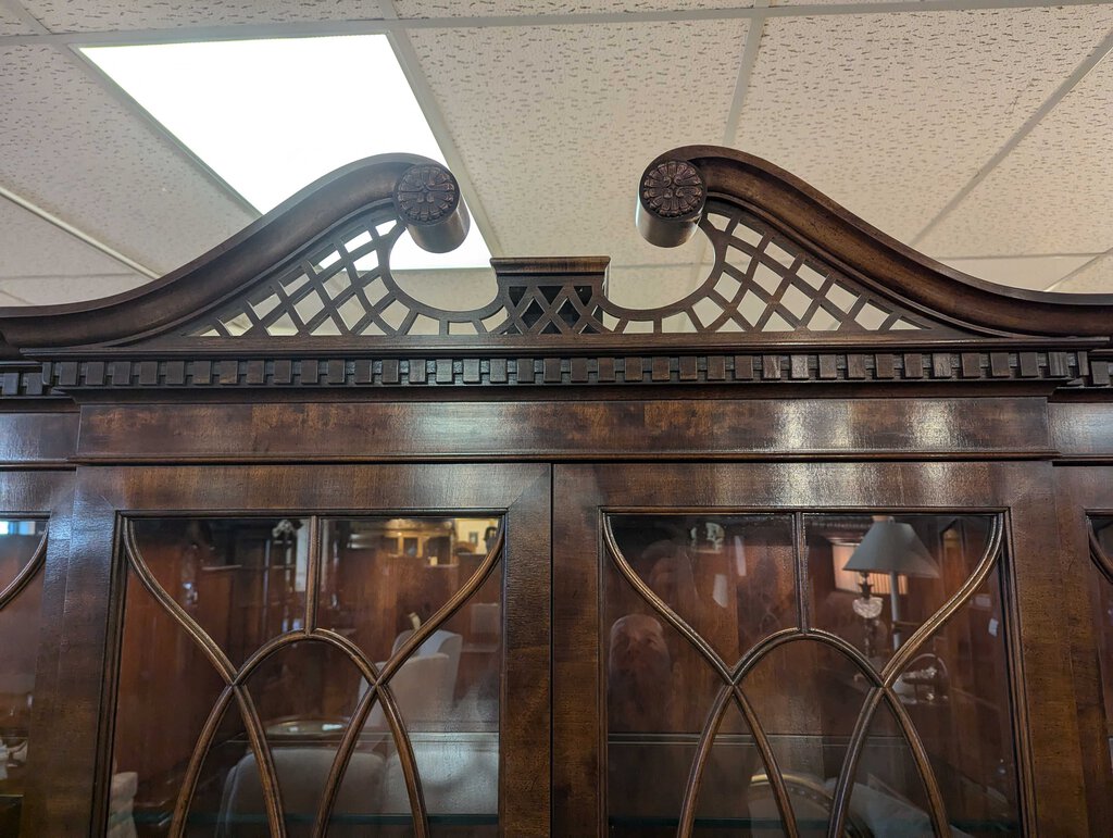 Formal Mahogany China Cabinet by Fancher Furniture Co.
