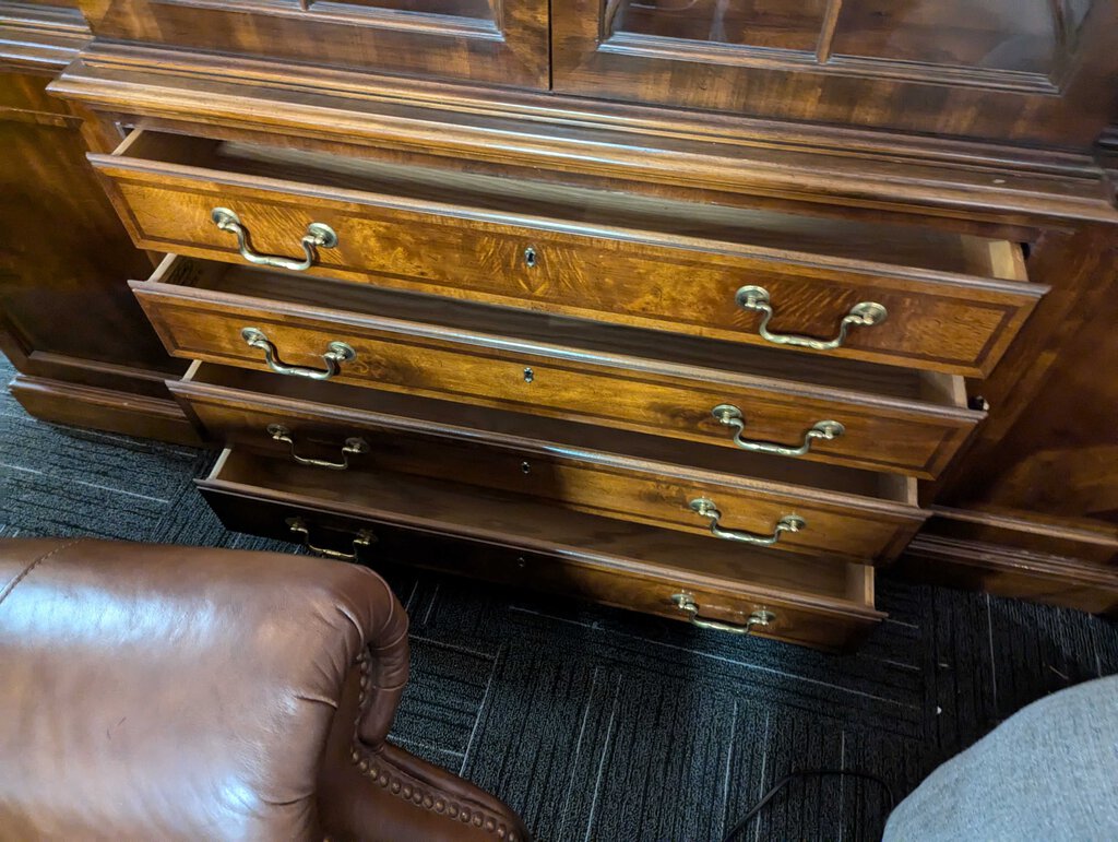 Formal Mahogany China Cabinet by Fancher Furniture Co.