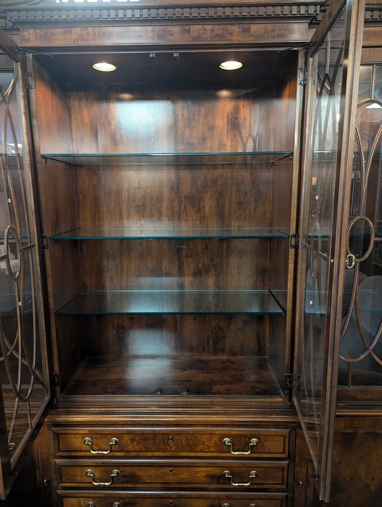 Formal Mahogany China Cabinet by Fancher Furniture Co.