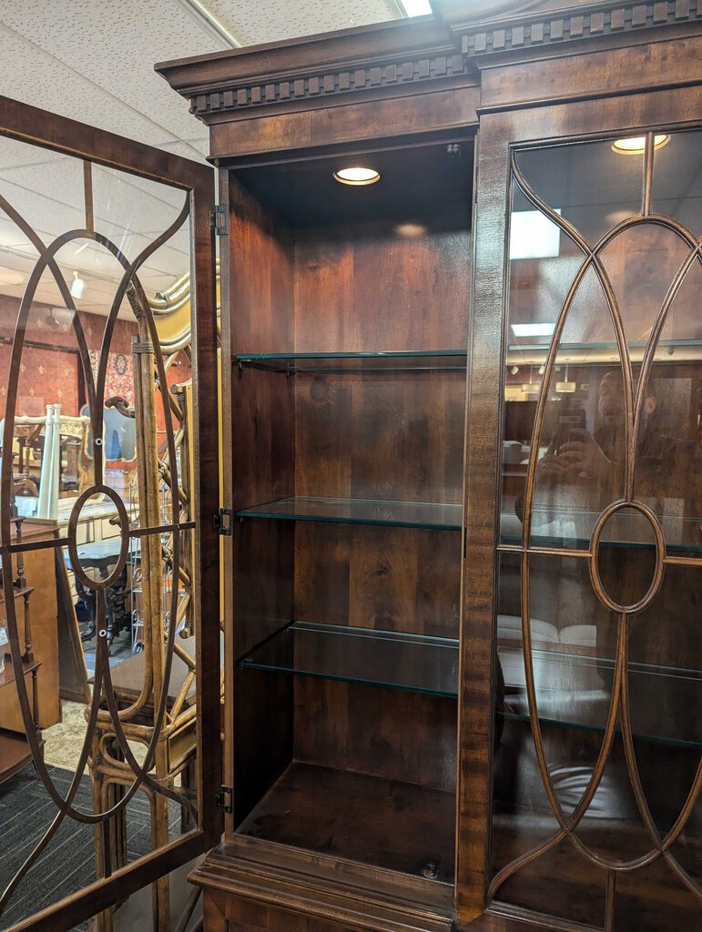 Formal Mahogany China Cabinet by Fancher Furniture Co.