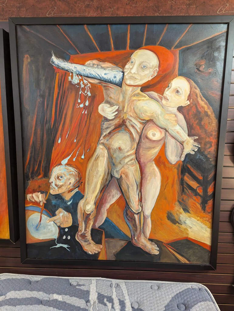 Signed Marco Celotti Oil On Canvas Painting