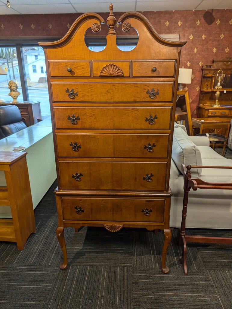 Vintage Maple Highboy