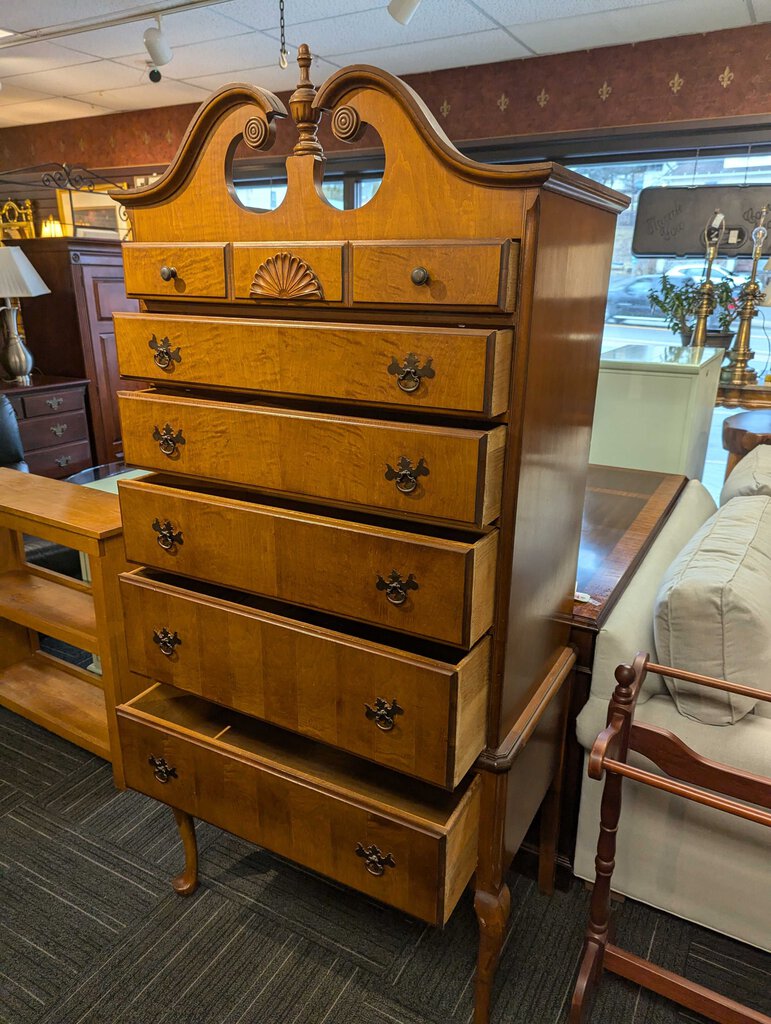 Vintage Maple Highboy