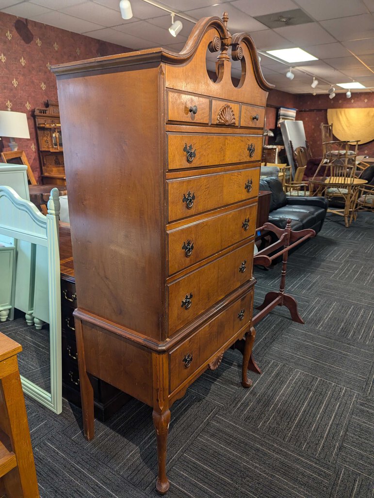 Vintage Maple Highboy