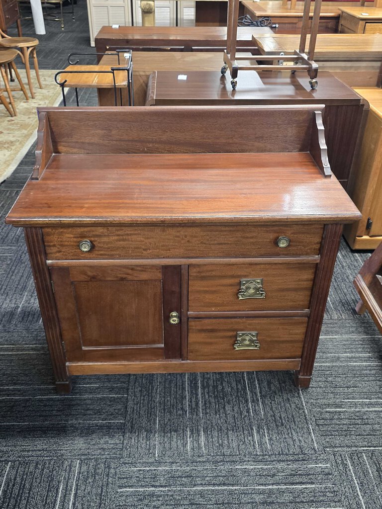Mahogany Washstand Circa 1890