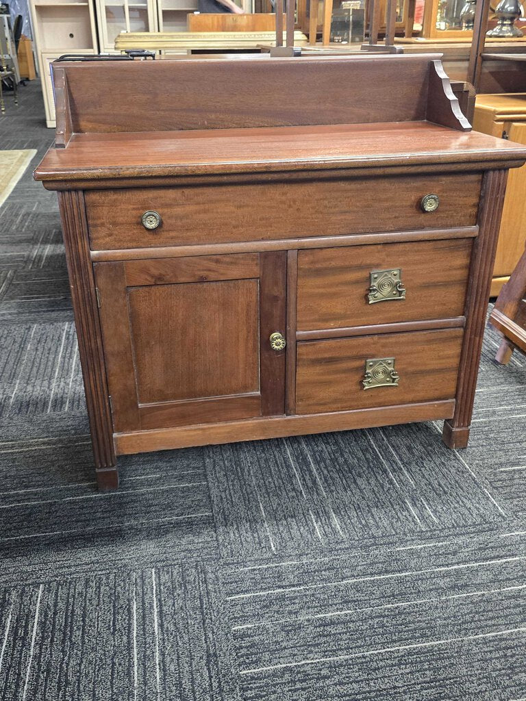 Mahogany Washstand Circa 1890
