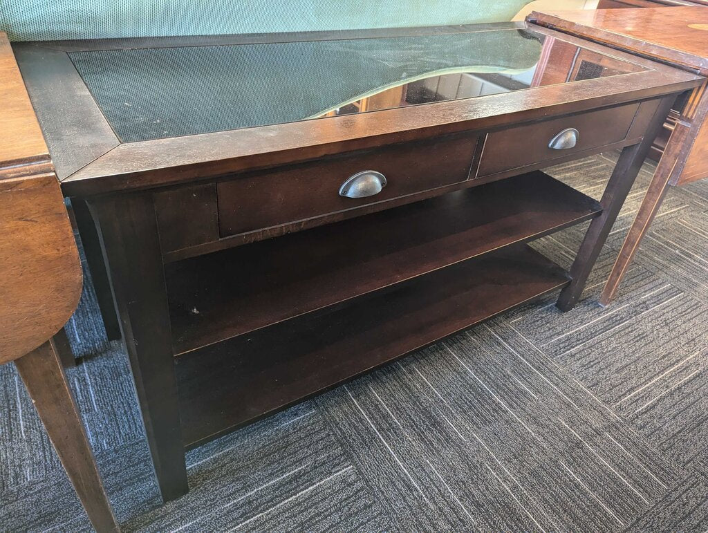 Two Drawer Console Table