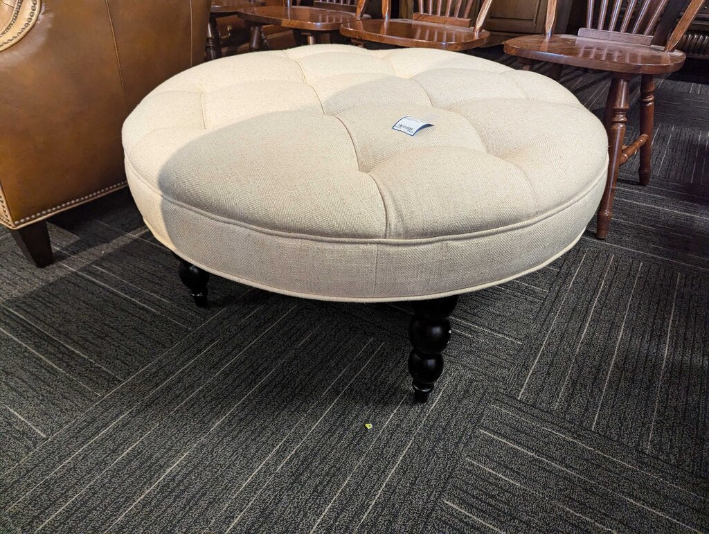 Upholstered Round Ottoman