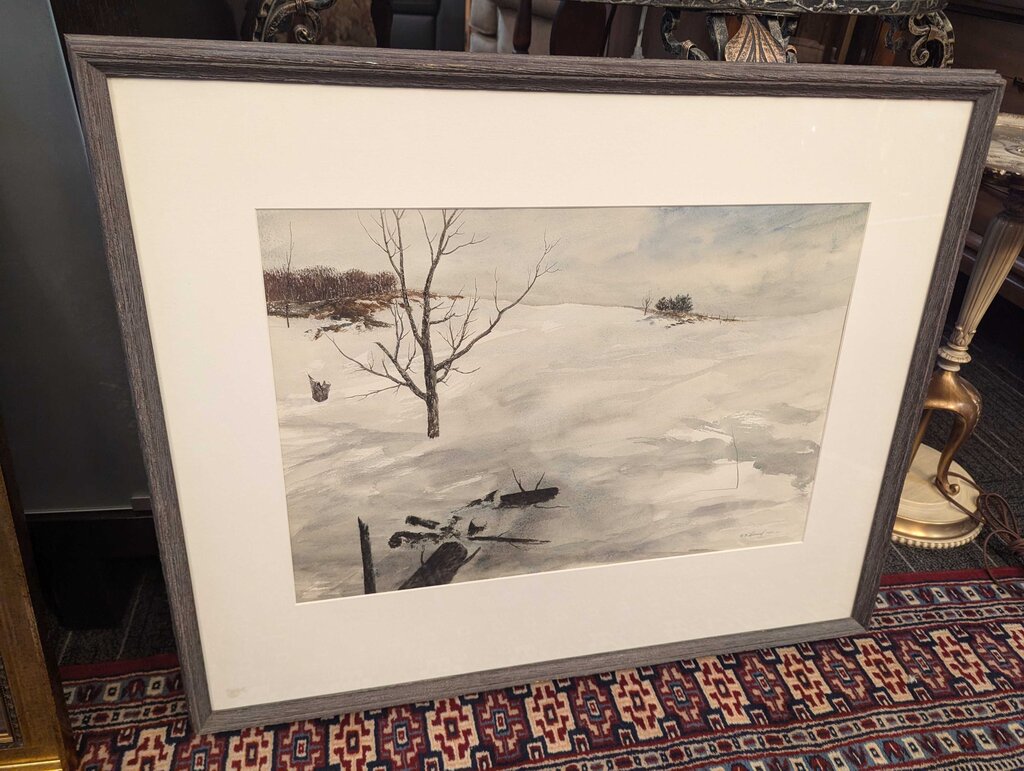 Watercolor By Binghamton Artist Howard Lessnick