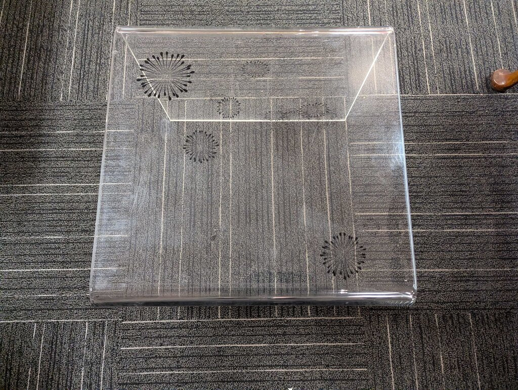 Mid Century Lucite Side Table