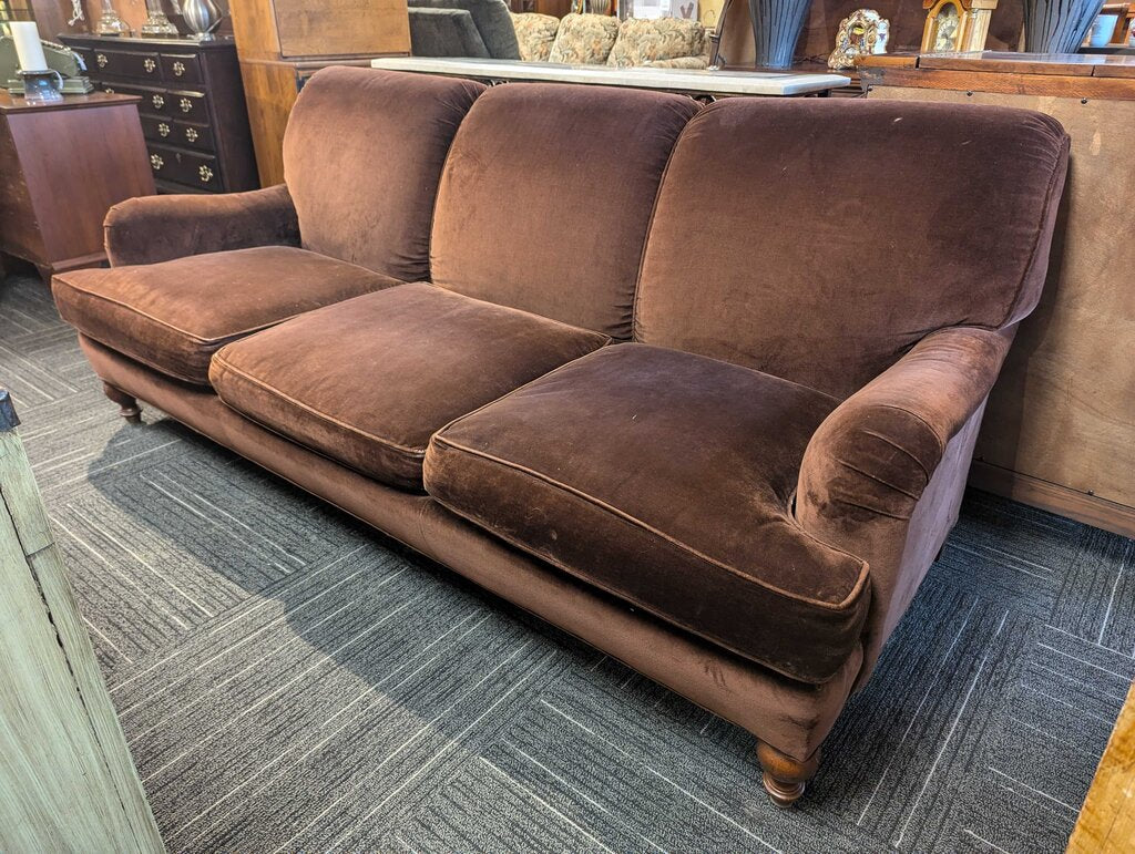 Brown Sofa By Sherrill