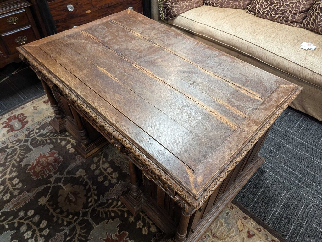 Antique Jacobean Style Desk Circa 1890