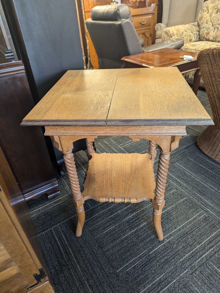 Antique Oak Parlor Table