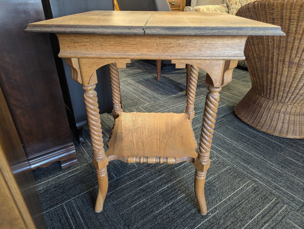 Antique Oak Parlor Table