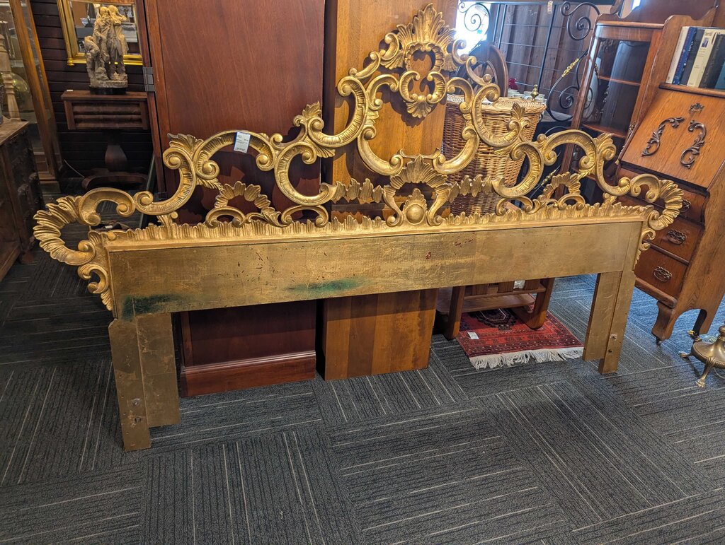 Vintage Cast Iron King Size Headboard