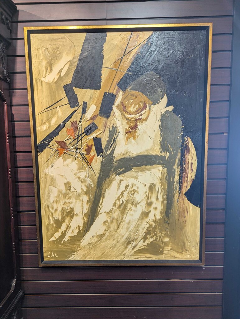E. Cien Oil On Canvas Painting 33'' x 45''