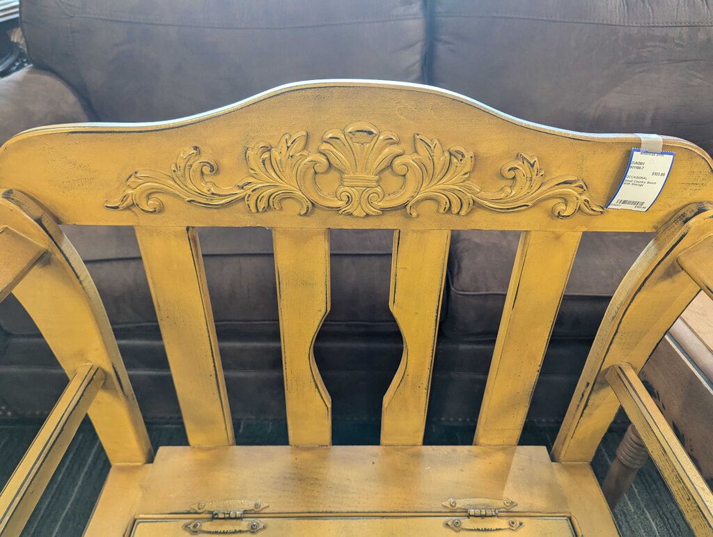 Small Country Bench With Storage
