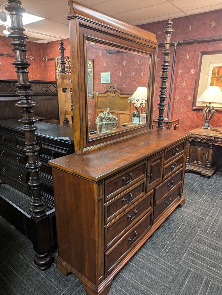 Modern Dresser With Mirror By Universal