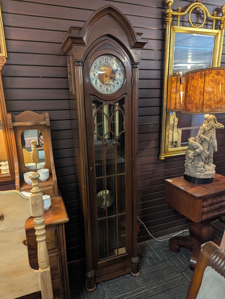 Vintage Grandfather Clock By Hanson