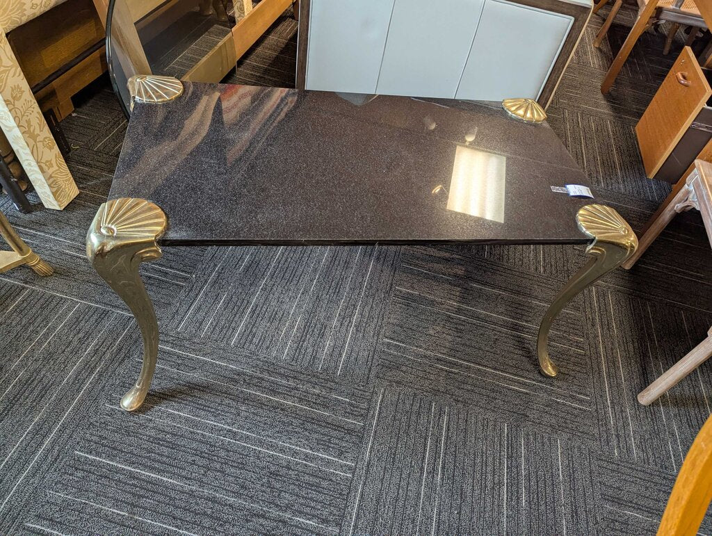 Vintage Granite Top Coffee Table