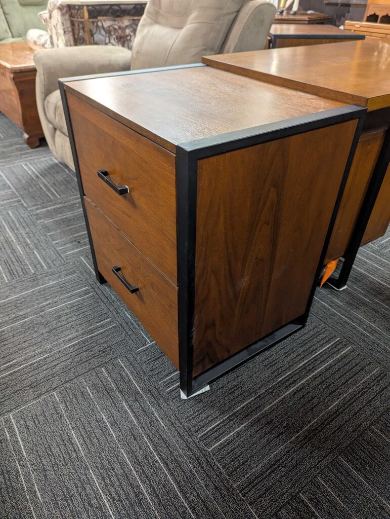 Modern Two Drawer File Cabinet