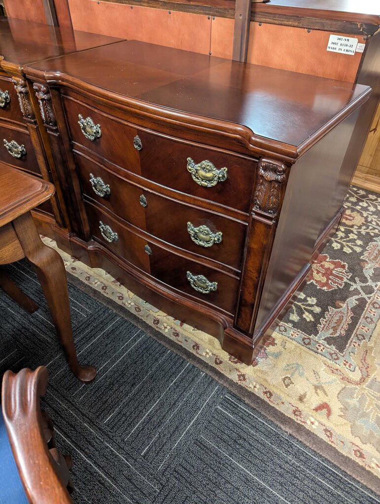 Large Modern Cherry Nightstand by Broyhill