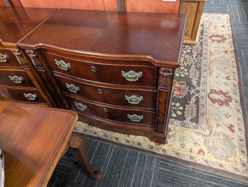 Large Modern Cherry Nightstand by Broyhill