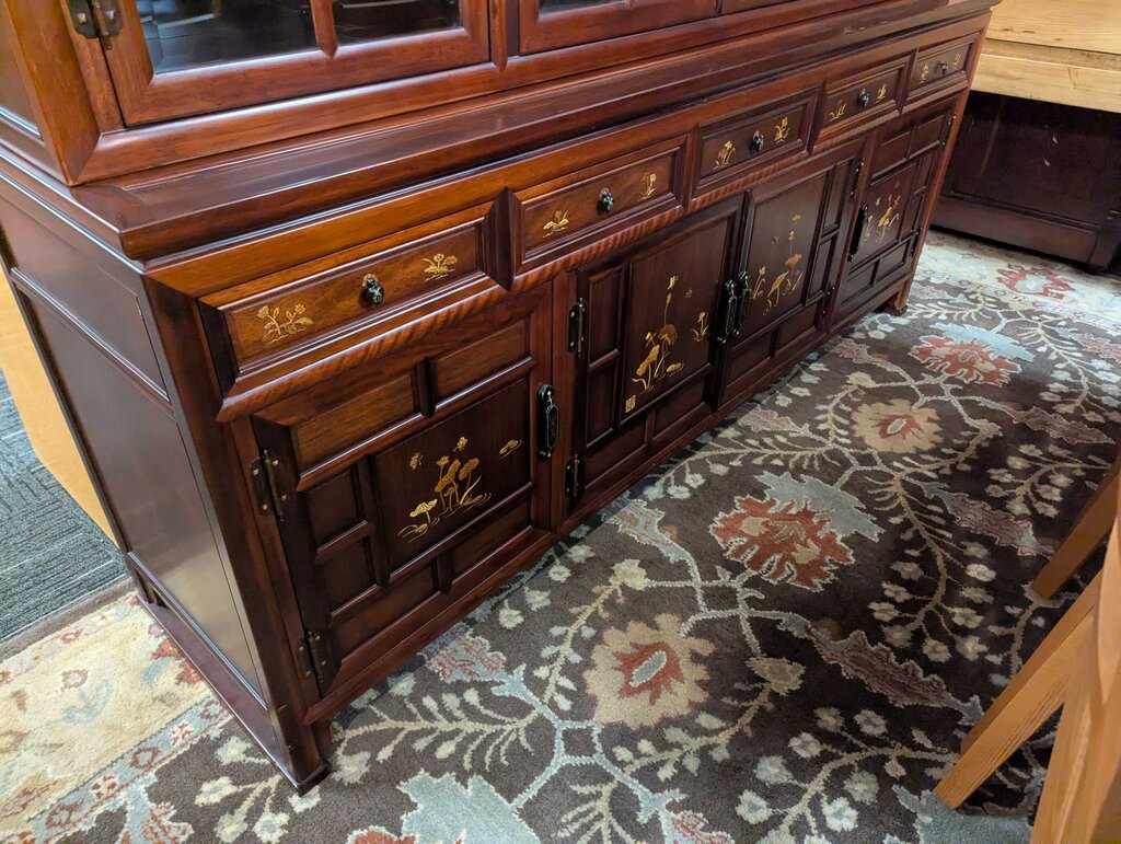 Stunning Rosewood China Cabinet