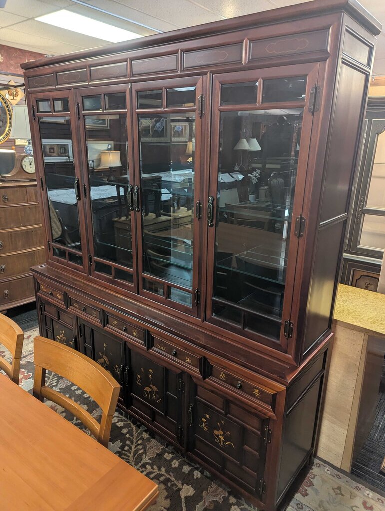 Stunning Rosewood China Cabinet