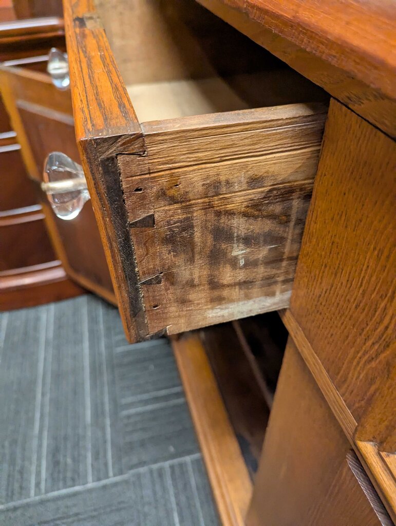 Victorian Walnut Sideboard w/ Burled Walnut Raised Panels