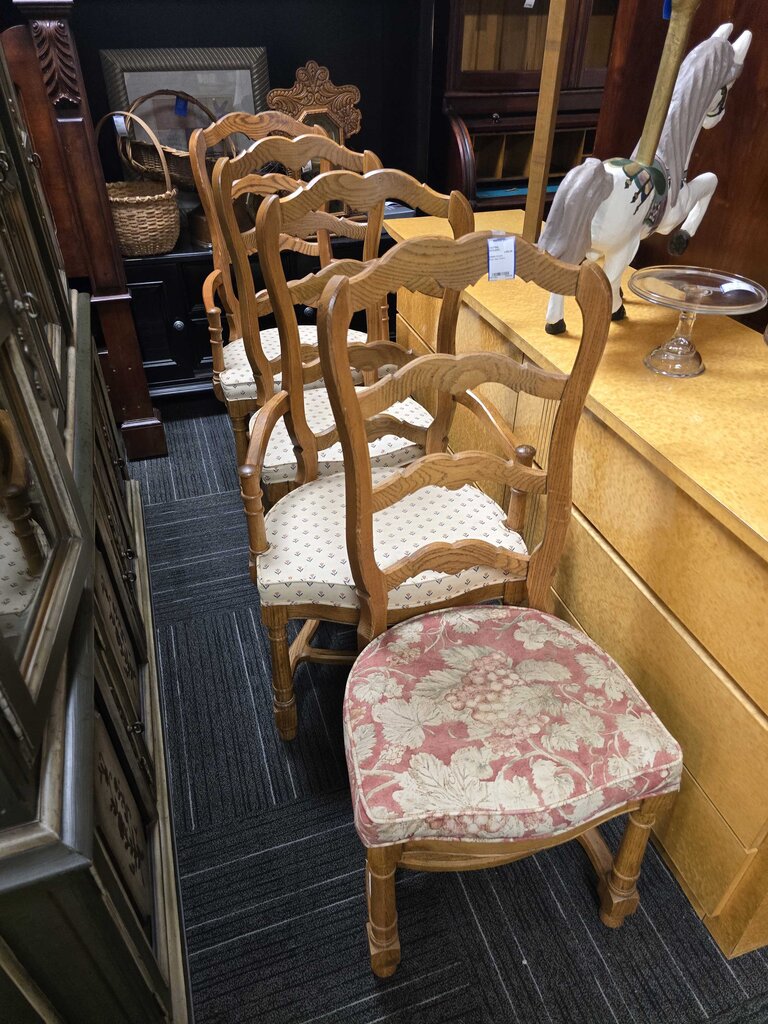 Four Oak Chairs