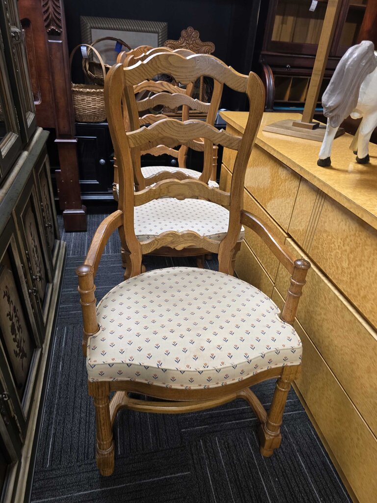 Four Oak Chairs
