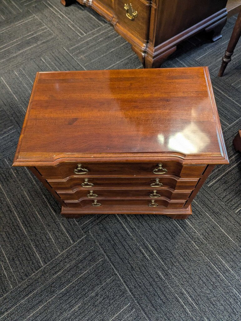Solid Cherry Four Drawer Chest By Knob Creek