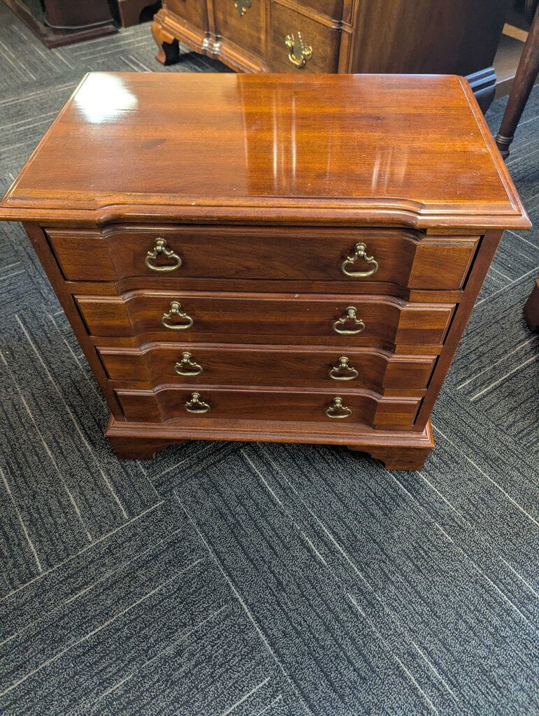 Solid Cherry Four Drawer Chest By Knob Creek