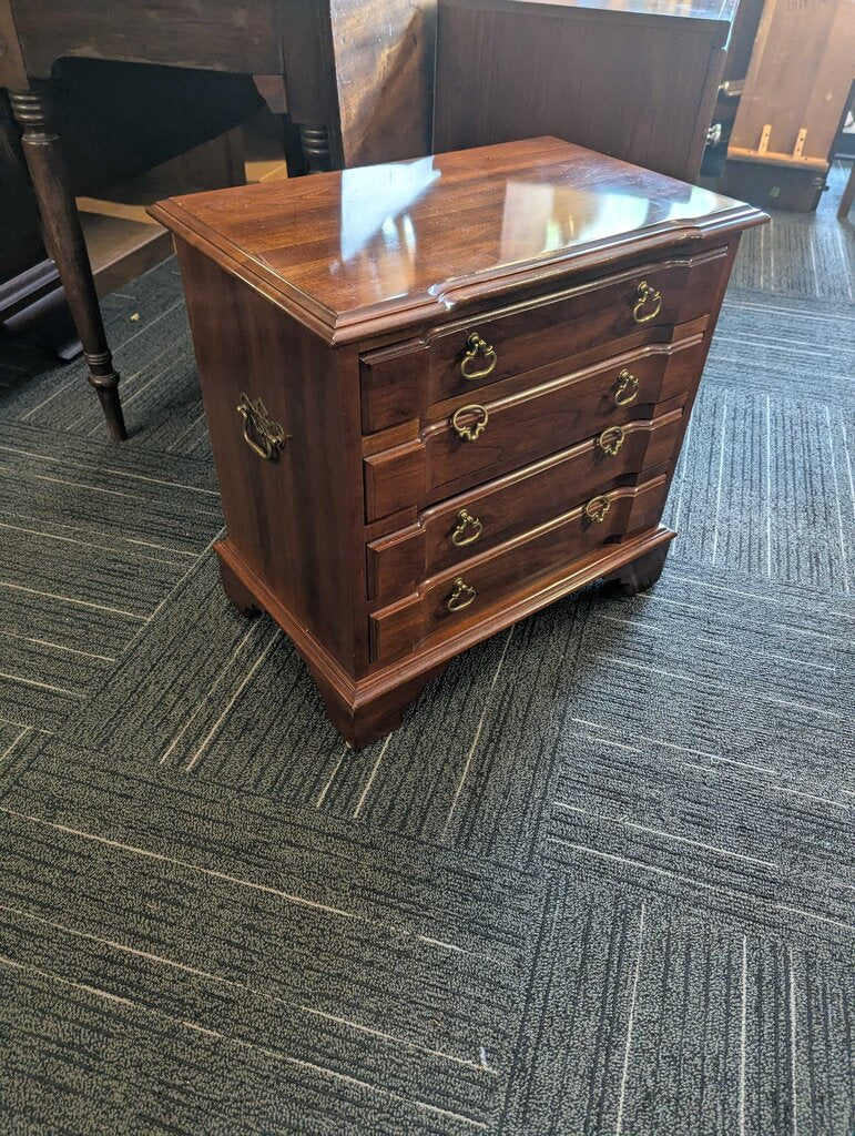 Solid Cherry Four Drawer Chest By Knob Creek