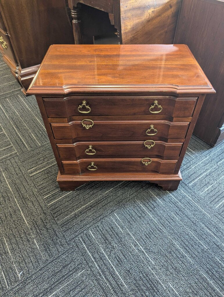 Solid Cherry Four Drawer Chest By Knob Creek