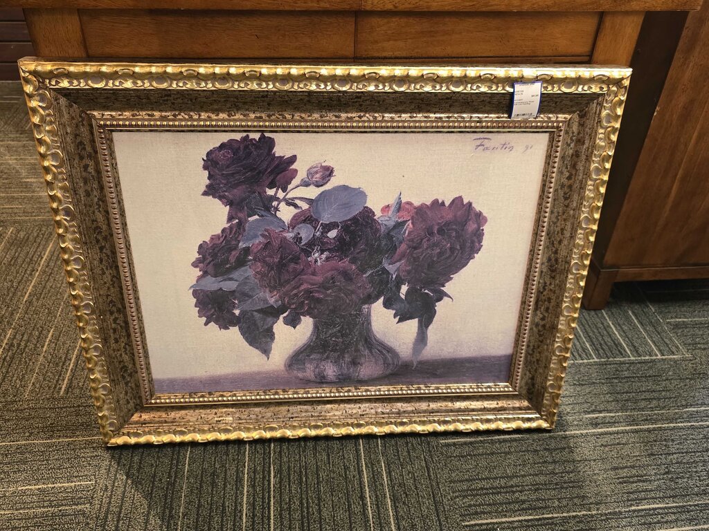 Contemporary Rose Still Life Painting