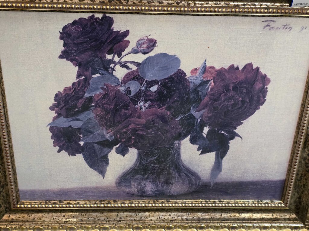 Contemporary Rose Still Life Painting