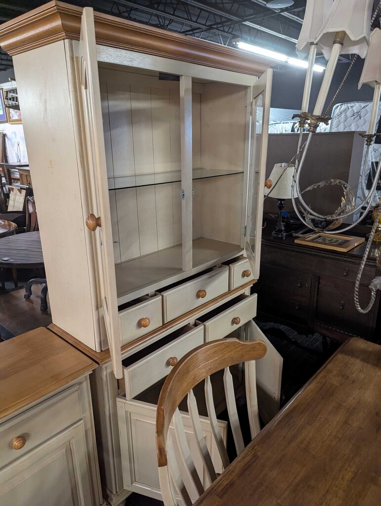 Country Style China Cabinet