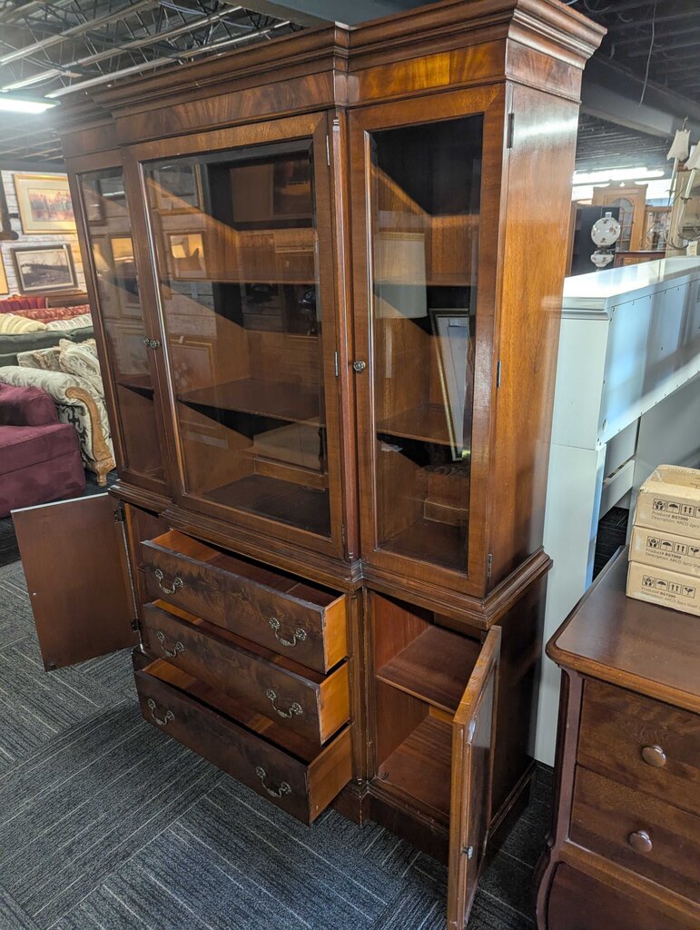 Vintage Mahogany Breakfront