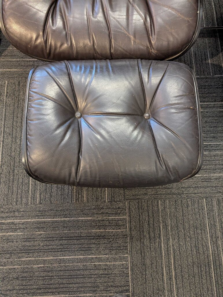 Vintage Miller Style Lounge Chair With Ottoman
