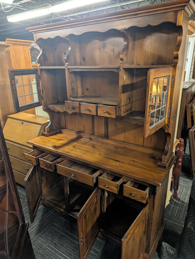 Vintage Pine Hutch