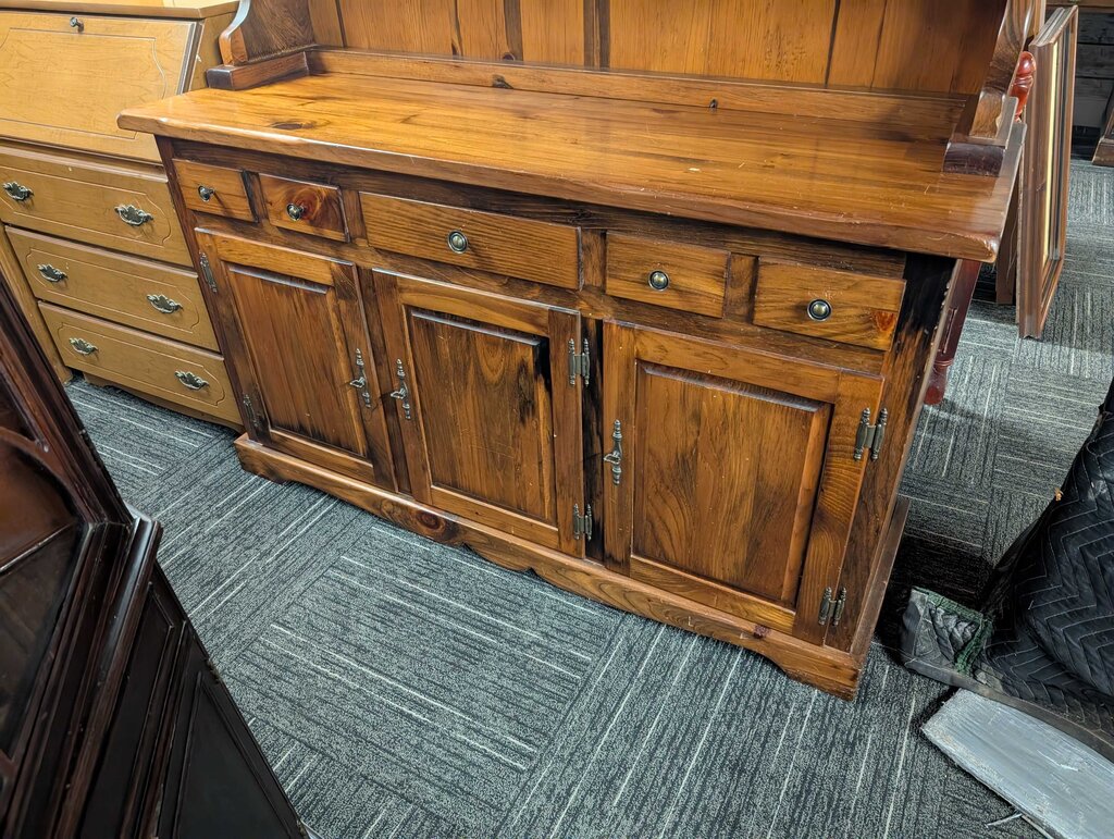 Vintage Pine Hutch