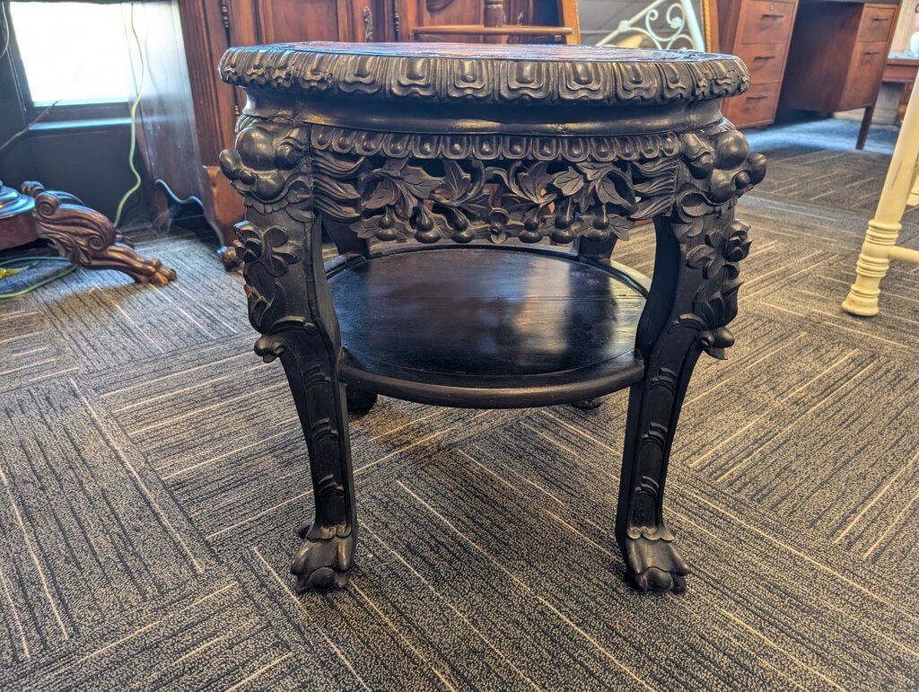 Vintage Chinese Carved Plant Stand