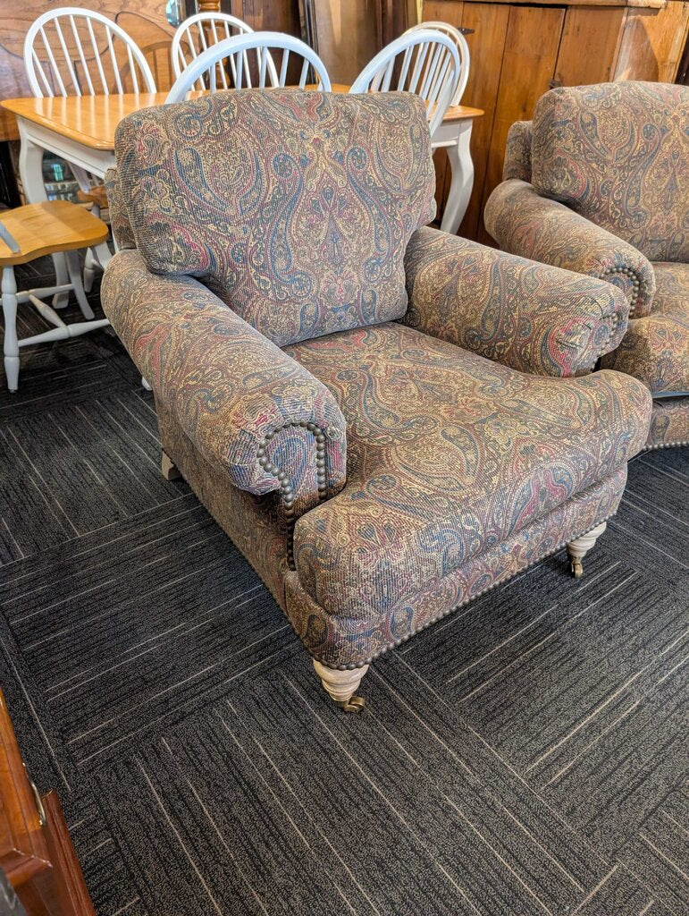 Paisley Chair With Ottoman By Lilian August